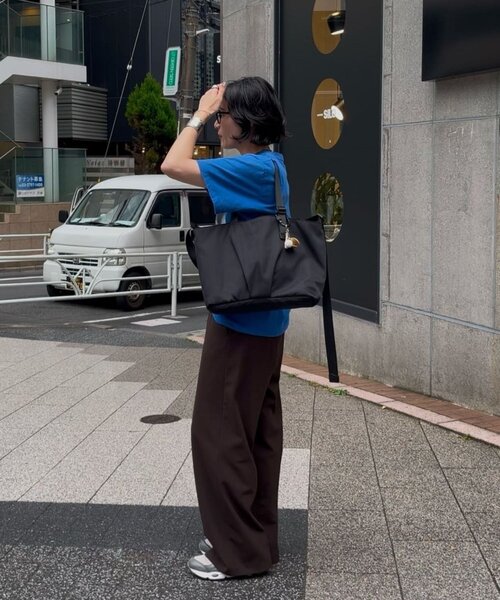 インフルエンサーouchi企画》アジャスタートートバッグ横型
