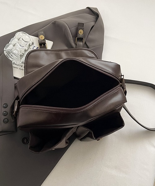 blackdia ocean(ブラックダイヤオーシャン)の「blackdia ocean レトロ フラップショルダーバッグ(ショルダーバッグ・レディース・ブラウン/ブラック/ダークブラウン・FREE)」の18枚目の写真