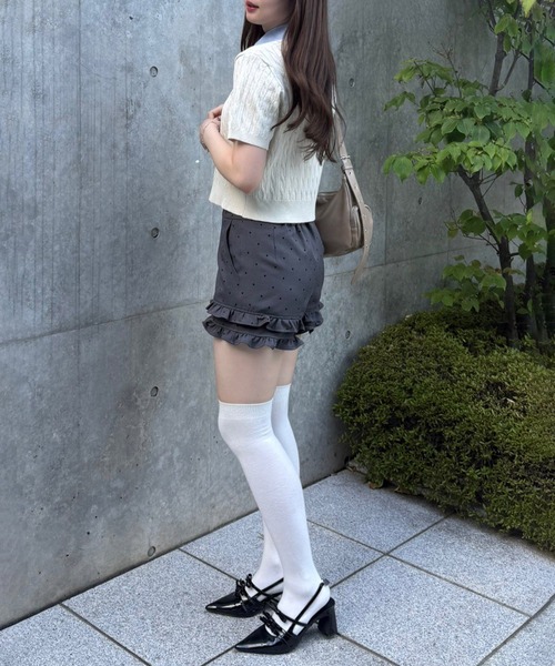 Another Branch olive des olive（アナザーブランチオリーブデオリーブ）の「2段フリルスカパン（その他パンツ・レディース・ドット/ブラウン/ブラック・FREE）」の17枚目の写真