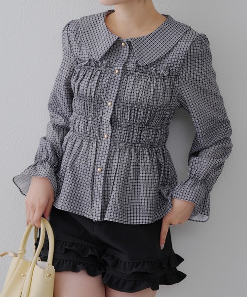 Another Branch olive des olive（アナザーブランチオリーブデオリーブ）の「2段フリルスカパン（その他パンツ・レディース・ドット/ブラウン/ブラック・FREE）」の18枚目の写真