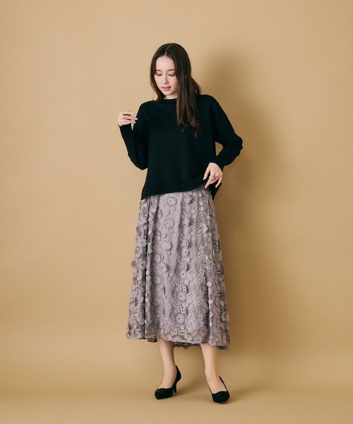 セール】チュールレーススカート（スカート）｜Audie a Muses