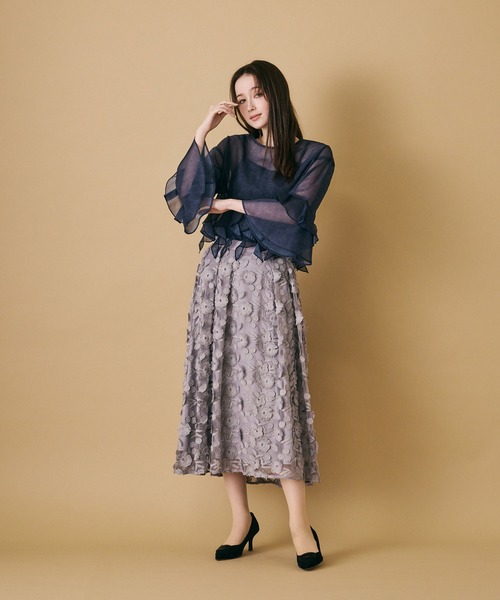 オーディア ミューズ（Audie a Muses）/チュールレーススカート セール】チュールレーススカート（スカート）｜Audie a Muses