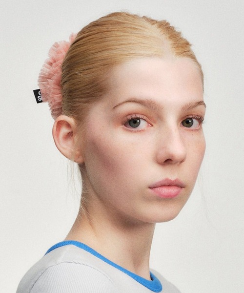 GOOD SQUISH(グッドスクイッシュ)の「【GOOD SQUISH】Cowboy Silk Tutu チュールレースシュシュ ギフト プレゼント(シュシュ・レディース・ライトピンク/ブラック・FREE)」の12枚目の写真