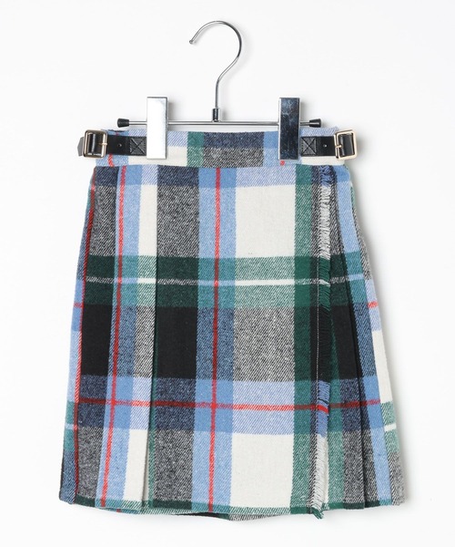 FOUND GOOD（ファウンドグッド）の「G/チェックキルトスカート（スカート・キッズ・レッド系/グリーン・140cm/130cm/150cm/120cm）」の12枚目の写真