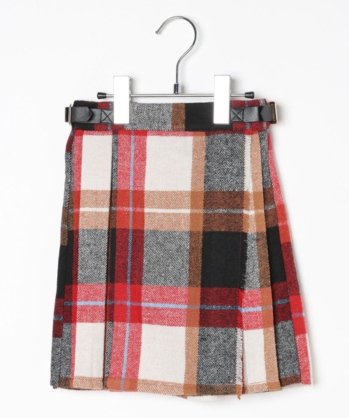 FOUND GOOD（ファウンドグッド）の「G/チェックキルトスカート（スカート・キッズ・レッド系/グリーン・140cm/130cm/150cm/120cm）」の13枚目の写真