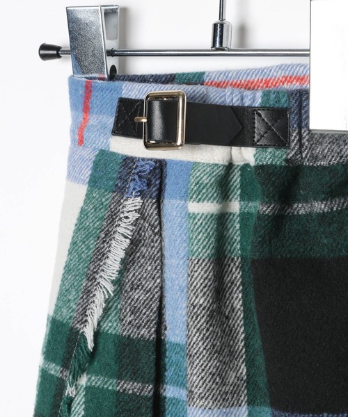 FOUND GOOD（ファウンドグッド）の「G/チェックキルトスカート（スカート・キッズ・レッド系/グリーン・140cm/130cm/150cm/120cm）」の16枚目の写真