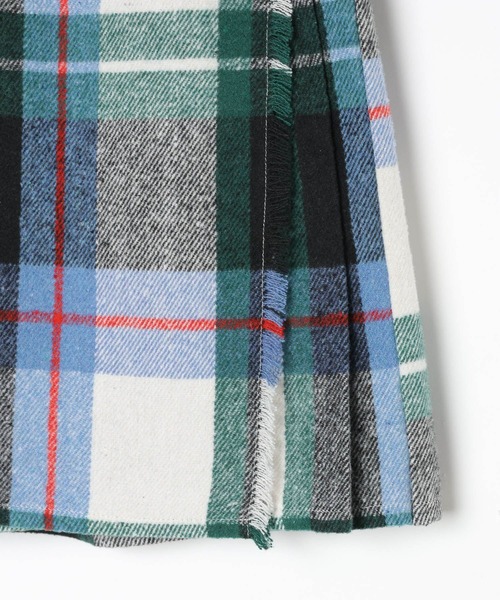 FOUND GOOD（ファウンドグッド）の「G/チェックキルトスカート（スカート・キッズ・レッド系/グリーン・140cm/130cm/150cm/120cm）」の17枚目の写真