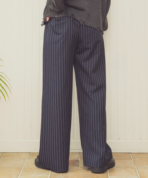 Zooodle（ズードル）の「Striped Slacks - ストライプスラックス -（スラックス・メンズ・ネイビー/グレー・LARGE/MEDIUM）」の10枚目の写真