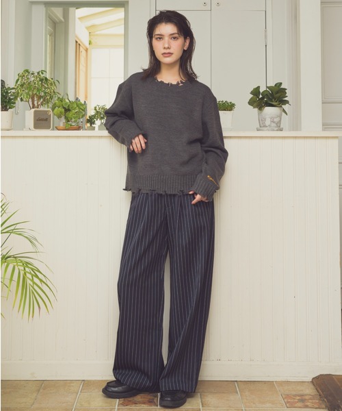 Zooodle（ズードル）の「Striped Slacks - ストライプスラックス -（スラックス・メンズ・ネイビー/グレー・LARGE/MEDIUM）」の15枚目の写真