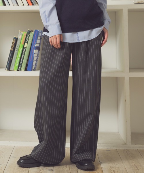 Striped Slacks - ストライプスラックス -（スラックス）｜Zooodle