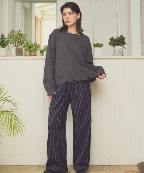 Zooodle（ズードル）の「Striped Slacks - ストライプスラックス -（スラックス・メンズ・ネイビー/グレー・LARGE/MEDIUM）」の11枚目の写真