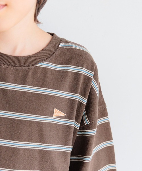 BAYFLOW（ベイフロー）の「[トレンドのワイドシルエット♪]SNOWボーダーTシャツ(KIDS)（Tシャツ/カットソー・キッズ・オフホワイト/ブラウン/チャコール・110cm/150cm/120cm/130cm/140cm）」の10枚目の写真