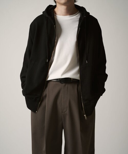 Lui's（ルイス）の「CHEMISE ZIPパーカー（パーカー・メンズ・ブラック/チャコールグレー・FREE）」の5枚目の写真