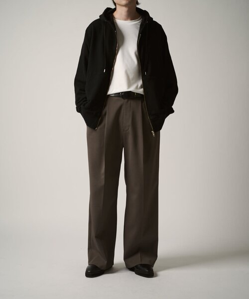 Lui's（ルイス）の「CHEMISE ZIPパーカー（パーカー・メンズ・ブラック/チャコールグレー・FREE）」の9枚目の写真