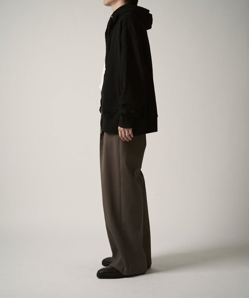 Lui's（ルイス）の「CHEMISE ZIPパーカー（パーカー・メンズ・ブラック/チャコールグレー・FREE）」の10枚目の写真