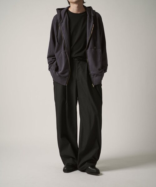 Lui's（ルイス）の「CHEMISE ZIPパーカー（パーカー・メンズ・ブラック/チャコールグレー・FREE）」の17枚目の写真