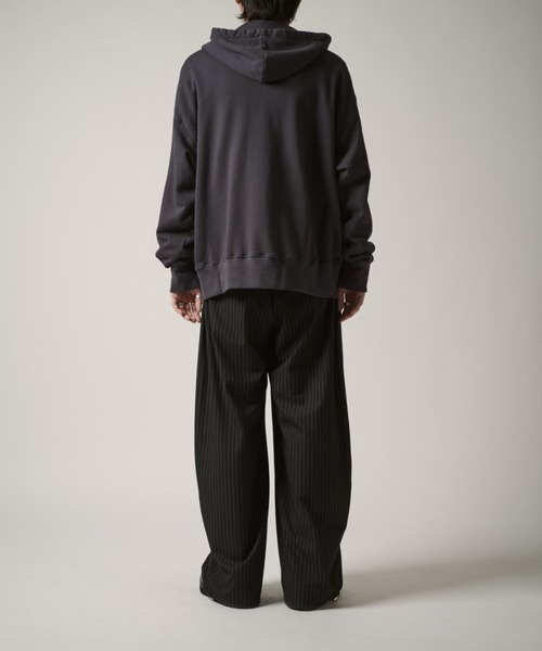 Lui's（ルイス）の「CHEMISE ZIPパーカー（パーカー・メンズ・ブラック/チャコールグレー・FREE）」の3枚目の写真