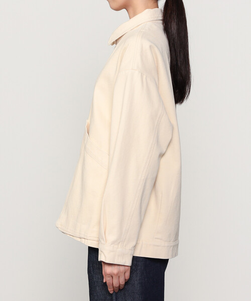 7115 by SZEKI | キャンバス シャツジャケット WOMEN