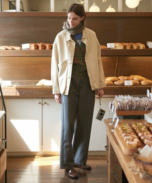 7115 by SZEKI | キャンバス シャツジャケット WOMEN（カバーオール