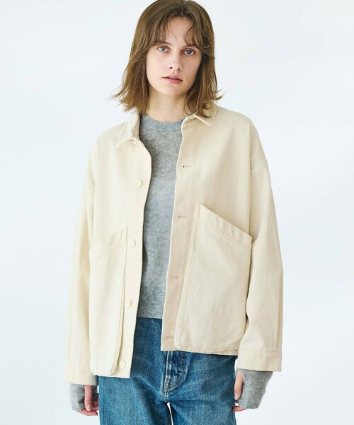 7115 by SZEKI | キャンバス シャツジャケット WOMEN（カバーオール
