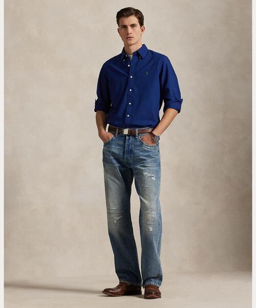 POLO RALPH LAUREN(ポロ ラルフ ローレン)の「クラシック フィット ガーメントダイド オックスフォード シャツ(シャツ/ブラウス・メンズ・ブルー・S/M/L/XL/XS/XXL)」の9枚目の写真