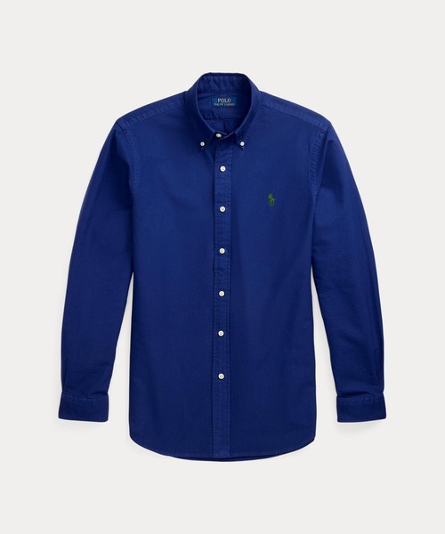 POLO RALPH LAUREN(ポロ ラルフ ローレン)の「クラシック フィット ガーメントダイド オックスフォード シャツ(シャツ/ブラウス・メンズ・ブルー・S/M/L/XL/XS/XXL)」の2枚目の写真