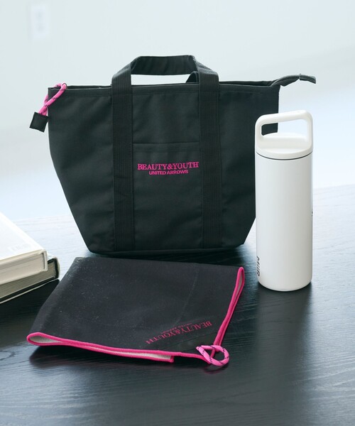 BEAUTY&YOUTH UNITED ARROWS(ビューティーアンドユースユナイテッドアローズ)の「【WEB限定】クーラー ロゴ トートバッグ -保冷・保温-(エコバッグ/サブバッグ・レディース・ブラック/その他1・FREE)」の3枚目の写真