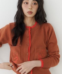 Unitage（ユニテージ）の「アニマル刺繍ポケットカーディガン（カーディガン/ボレロ）」