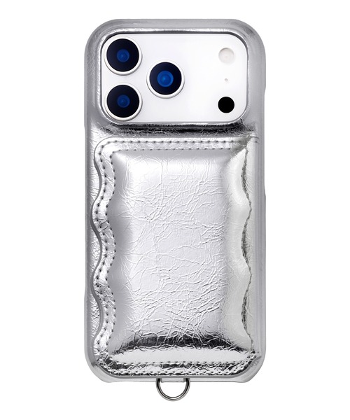 UNiCASE（ユニケース）の「Wavy Puff Case iPhone17 iPhone17Pro 背面