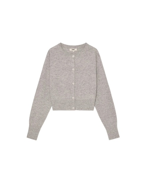 GLOWNY（グロウニ―）の「G CLASSIC WOOL CARDIGAN（カーディガン/ボレロ・レディース・ブラック/ブラウン/グレー・SMALL/MEDIUM）」の2枚目の写真