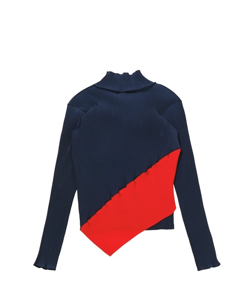 kotohayokozawa（コトハヨコザワ）の「kotohayokozawa SPIRAL WAVE LONG SLEEVE TOP HIGH NECK TY TDX5A-SPL02（Tシャツ/カットソー・レディース・ブラック/グレー/ベージュ/ネイビー/ブラウン/ホワイト・FREE）」の12枚目の写真