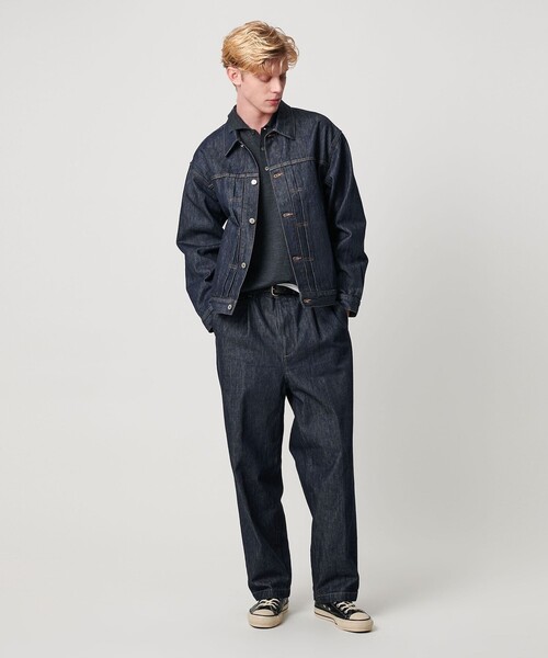BEAUTY&YOUTH UNITED ARROWS デニム セットアップ ハイツイスト デニム ブルゾン（デニムジャケット