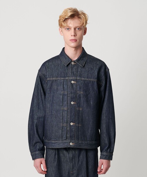 BEAUTY&YOUTH UNITED ARROWS（ビューティーアンドユースユナイテッドアローズ）の「ハイツイスト デニム ブルゾン（デニムジャケット・メンズ・ネイビー・L/S/M/XL）」の2枚目の写真