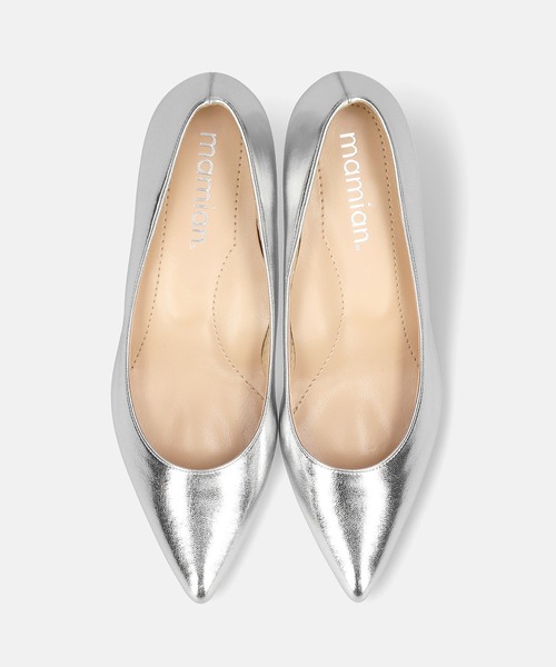 MAMIAN(マミアン)の「iCoN COLORS / ポインテッドトゥ パンプス (5.0cmヒール)(パンプス・レディース・ブラック/グレイッシュベージュ/ブラック系その他/ベージュ系その他/シルバー・23.5cm/24.0cm/24.5cm/23.0cm/22.5cm/25.0cm)」の12枚目の写真