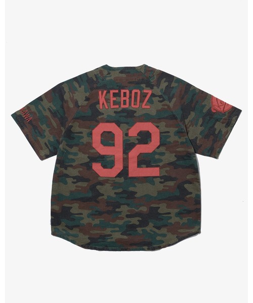 KEBOZ（ケボズ）の「CLASSIC BASEBALL JERSEY（シャツ/ブラウス・メンズ・ストライプ/カモフラージュ・M/L/XL）」の9枚目の写真