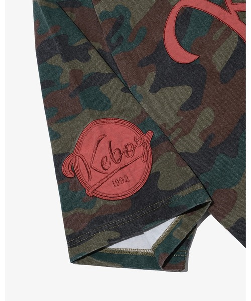 KEBOZ（ケボズ）の「CLASSIC BASEBALL JERSEY（シャツ/ブラウス・メンズ・ストライプ/カモフラージュ・M/L/XL）」の14枚目の写真