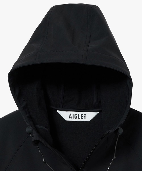 AIGLE(エーグル)の「ソフトシェル フリースジャケット(ブルゾン・メンズ・グレー/ブラック・XL/M/S/L)」の15枚目の写真