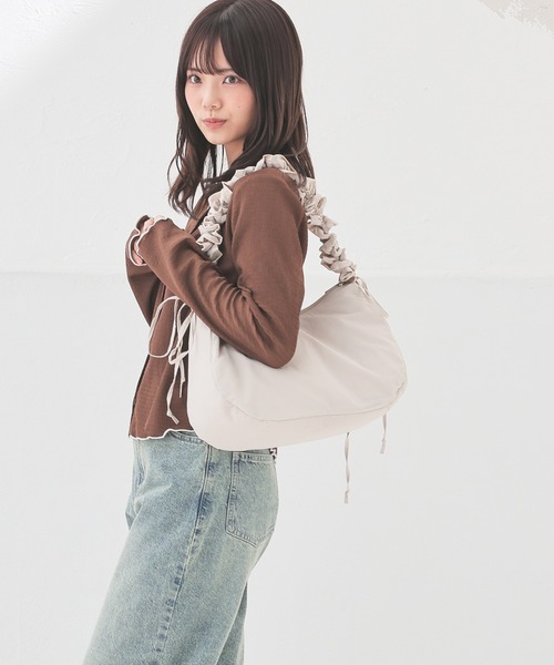 ギャザーショルダーバッグ（ショルダーバッグ）｜Honeys（ハニーズ）の