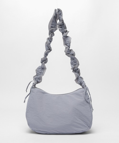 Honeys（ハニーズ）の「ギャザーショルダーバッグ（ショルダーバッグ・レディース・アイボリー/グレイッシュベージュ/ブラック/ブルーグレー・FREE）」の21枚目の写真