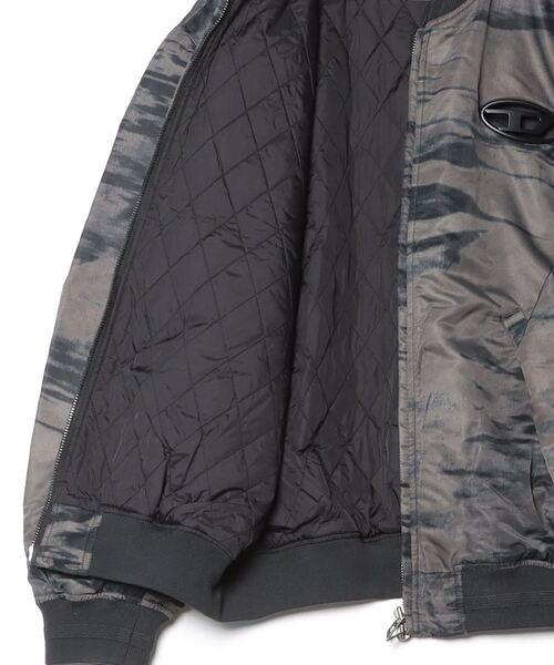 メンズ カモフラージュ ジップアップブルゾン J-KEPES-DLBZ（ナイロン