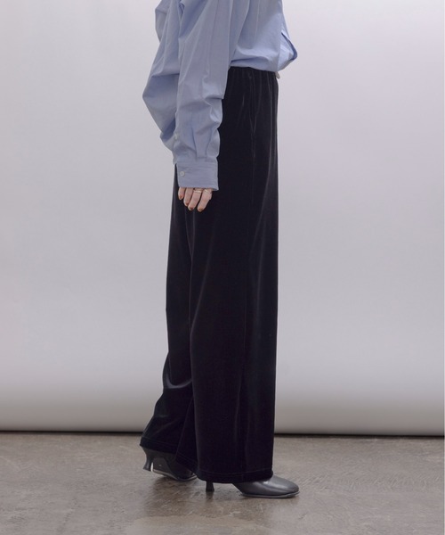 アシメサイドレースベロアパンツ Eimee Law│Eimee Law & LHELBIE 公式