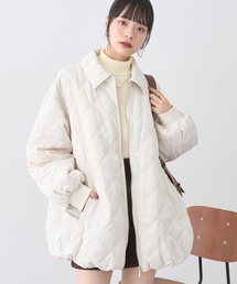 earth music&ecology | 【WEB限定】ダブルステッチキルティングコート(ブルゾン)