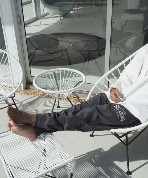 BILLABONG(ビラボン)の「BILLABONG メンズ WARM SOFTTY セットアップ PANTS 【2025年秋冬モデル】/ビラボンセットアップ対応水陸両用速乾UVケアウエストゴムジョガーパンツ(水着)(スウェットパンツ・メンズ・クリーム/ブラック系その他・X-LARGE/MEDIUM/LARGE)」の7枚目の写真