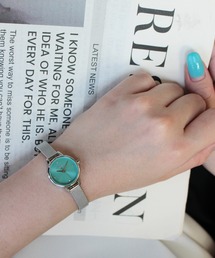 OLIVIA BURTON（オリビアバートン）の「「OLIVIA BURTON/オリビアバートン」 クラシック - ミニダイアル  シルバー メッシュ 23mm（アナログ腕時計・メンズ）」