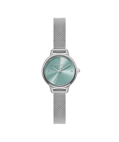 OLIVIA BURTON(オリビアバートン)の「「OLIVIA BURTON/オリビアバートン」 クラシック - ミニダイアル シルバー メッシュ 23mm(アナログ腕時計・メンズ・ターコイズブルー/ベビーピンク・FREE)」の10枚目の写真