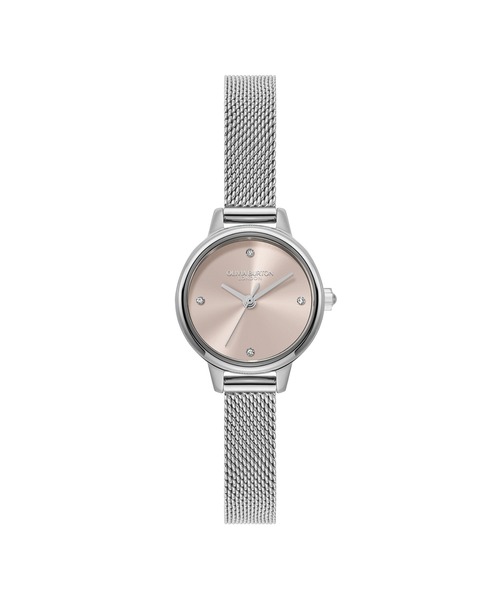 OLIVIA BURTON(オリビアバートン)の「「OLIVIA BURTON/オリビアバートン」 クラシック - ミニダイアル シルバー メッシュ 23mm(アナログ腕時計・メンズ・ターコイズブルー/ベビーピンク・FREE)」の12枚目の写真