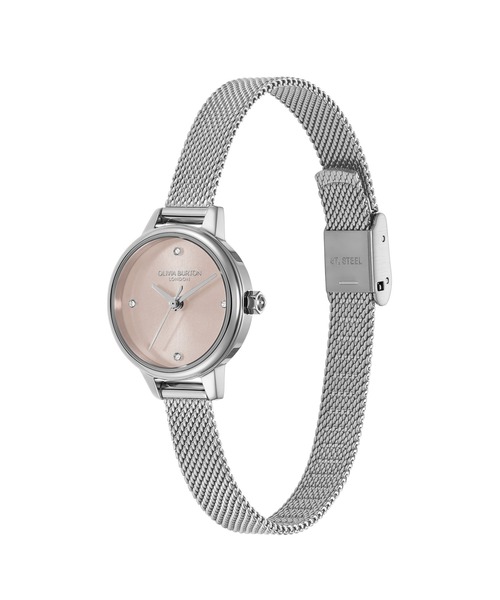 OLIVIA BURTON(オリビアバートン)の「「OLIVIA BURTON/オリビアバートン」 クラシック - ミニダイアル シルバー メッシュ 23mm(アナログ腕時計・メンズ・ターコイズブルー/ベビーピンク・FREE)」の13枚目の写真