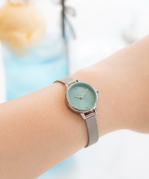 OLIVIA BURTON（オリビアバートン）の「「OLIVIA BURTON/オリビアバートン」 クラシック - ミニダイアル  シルバー メッシュ 23mm（アナログ腕時計）」