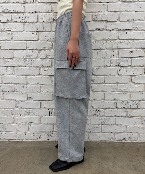 CIAOPANIC(チャオパニック)の「TCポンチスウェットカーゴパンツ(その他パンツ・レディース・ライトグレー/グレー・MEDIUM/LARGE)」の9枚目の写真