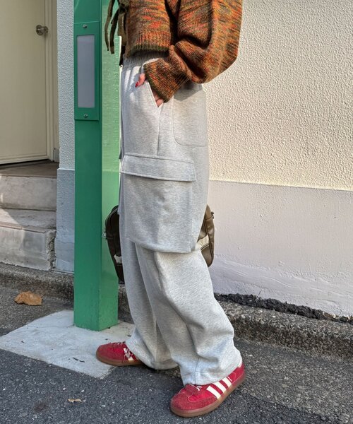 CIAOPANIC(チャオパニック)の「TCポンチスウェットカーゴパンツ(その他パンツ・レディース・ライトグレー/グレー・MEDIUM/LARGE)」の18枚目の写真